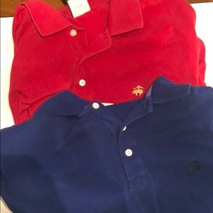 LOT 2 men’s L Brooks Brother Long sleeve polos